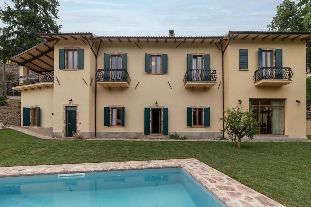 Villa Gina Umbria Luxury Retreat Sant'Anatolia di Narco ภายนอก รูปภาพ