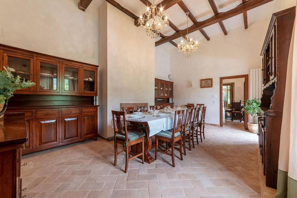 Villa Gina Umbria Luxury Retreat Sant'Anatolia di Narco ภายนอก รูปภาพ