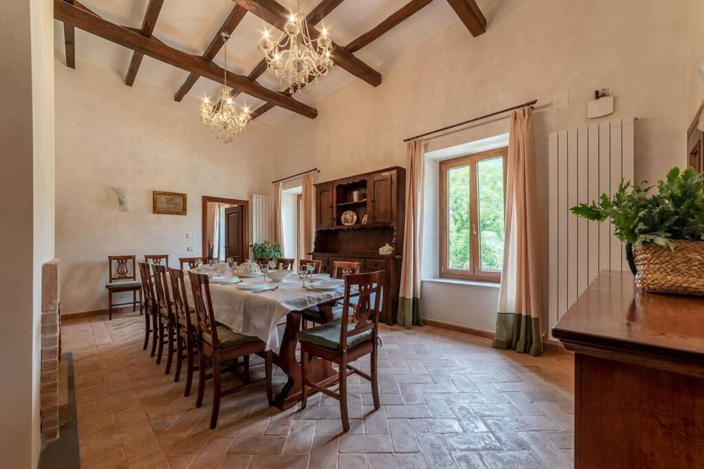 Villa Gina Umbria Luxury Retreat Sant'Anatolia di Narco ภายนอก รูปภาพ