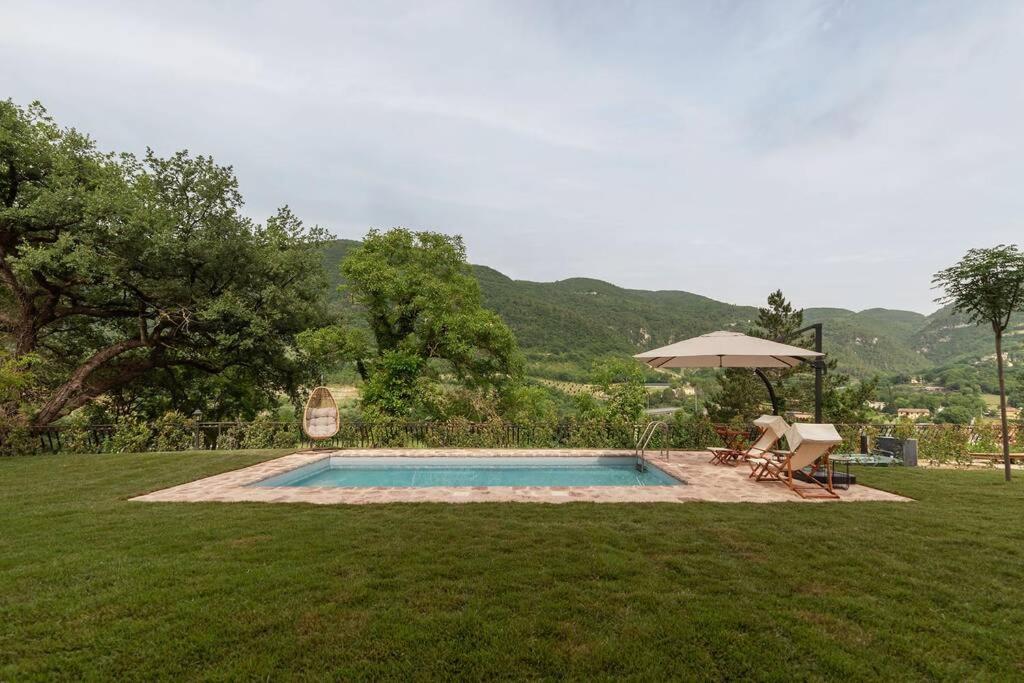 Villa Gina Umbria Luxury Retreat Sant'Anatolia di Narco ภายนอก รูปภาพ